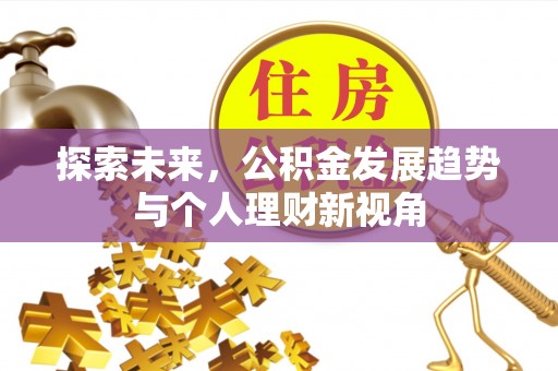 西华探索未来，公积金发展趋势与个人理财新视角
